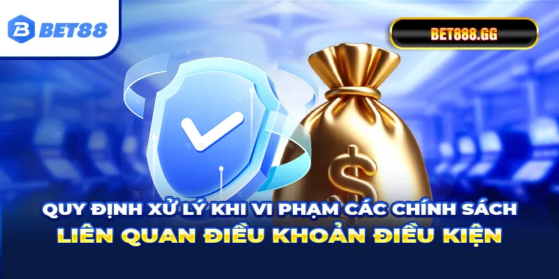 Quy định xử lý khi vi phạm các chính sách liên quan điều khoản điều kiện