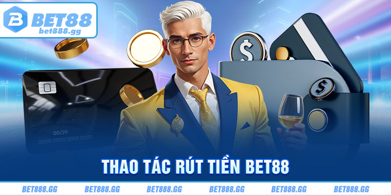 Thao tác rút tiền Bet88